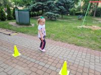 Dzień Dziecka-na sportowo z tatą Emilki i mamą Jasia