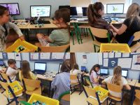 Uczniowie budują i programują modele z Lego