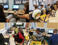 Uczniowie budują i programują Lego4