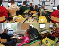 Uczniowie budują i programują Lego7