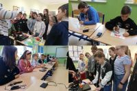 Uczniowie podczas warsztatów Mobilnych Laboratoriów Przyszłości2