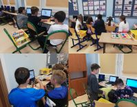 Uczniowie budują i programują Lego