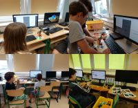 Uczniowie budują i programują Lego5