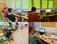 Uczniowie budują i programują Lego6