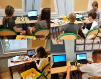 Uczniowie budują i programują Lego8