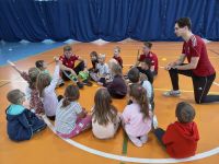 Zabawy z piłkarzami