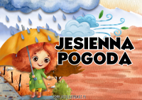 Jesienna pogoda obrazki przedszkole